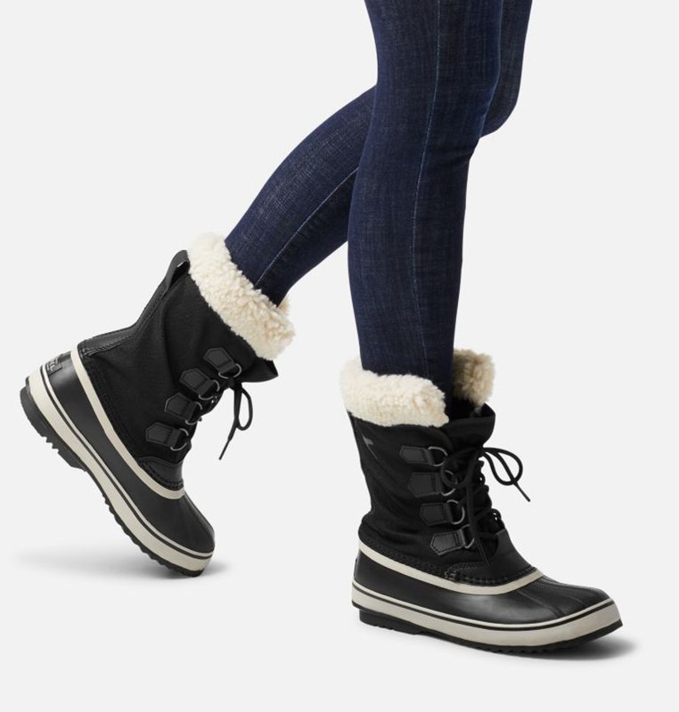 Womens Snow Boots Black - Sorel Winter Carnival™ Low - 895-OEQPAT